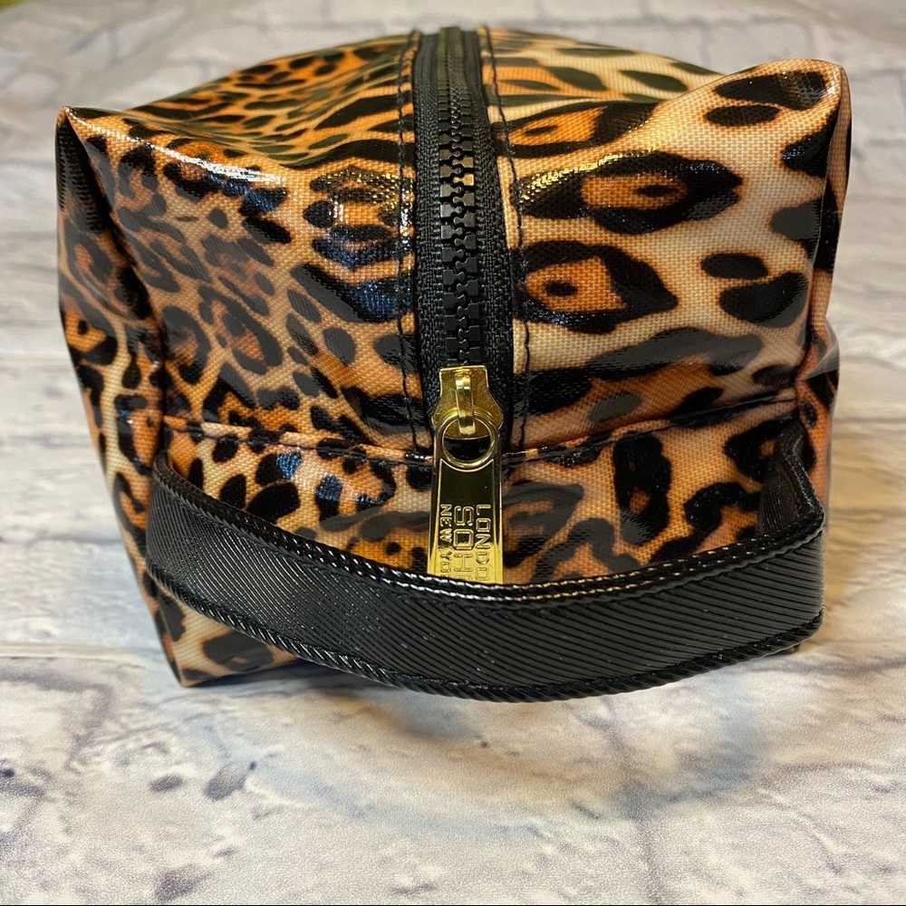 London SOHO Animal Print Makeup Bag
